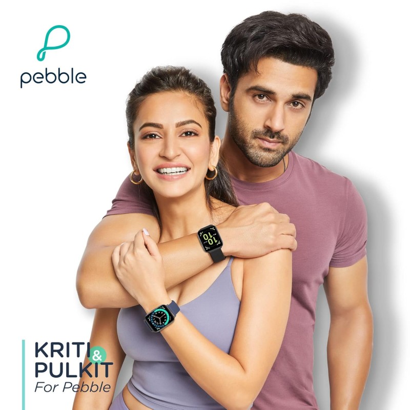 Pebble Pace Pro Smart Watch with 1.7 Bright HD Curved Display, Dedicated Dual Sensors for 24x7 SpO2, HR BP Monitoring, Multiple Fitness Modes, Sleep Tracking,Long Battery, IP68 Rated (PFB14 Jet Black) Pebble Pace Pro Smart Watch with 1.7 Bright HD Curved Display, Dedicated Dual Sensors for 24x7 SpO2, HR BP Monitoring, Multiple Fitness Modes, Sleep Tracking,Long Battery, IP68 Rated (PFB14 Jet Black)