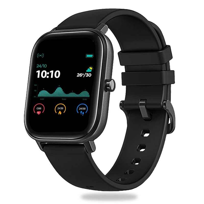 Pebble Pace Smart Watch with Oximeter Function (Black)