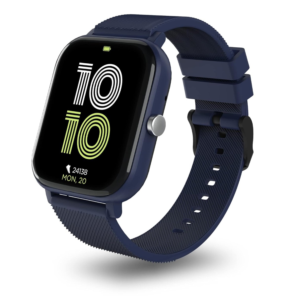 Pebble Prism 1.7" Display with Fitness & Outdoor Activity Smartwatch Blue