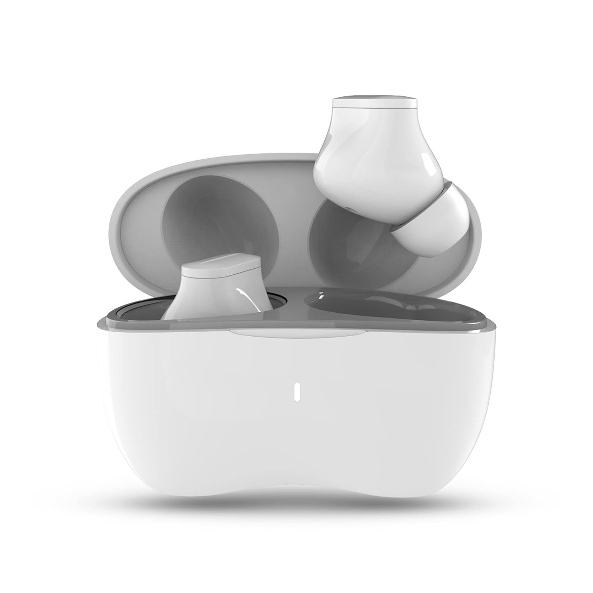 Pebble True Wireless Nano Pods with ENC (White)