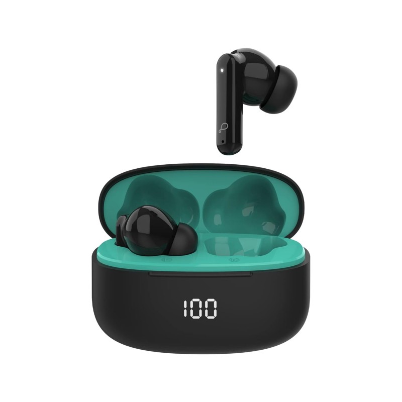 Pebble Twins Pro True Wireless Earpods, ENC with Quad Mics (Black) Pebble Twins Pro True Wireless Earpods, ENC with Quad Mics (Black)