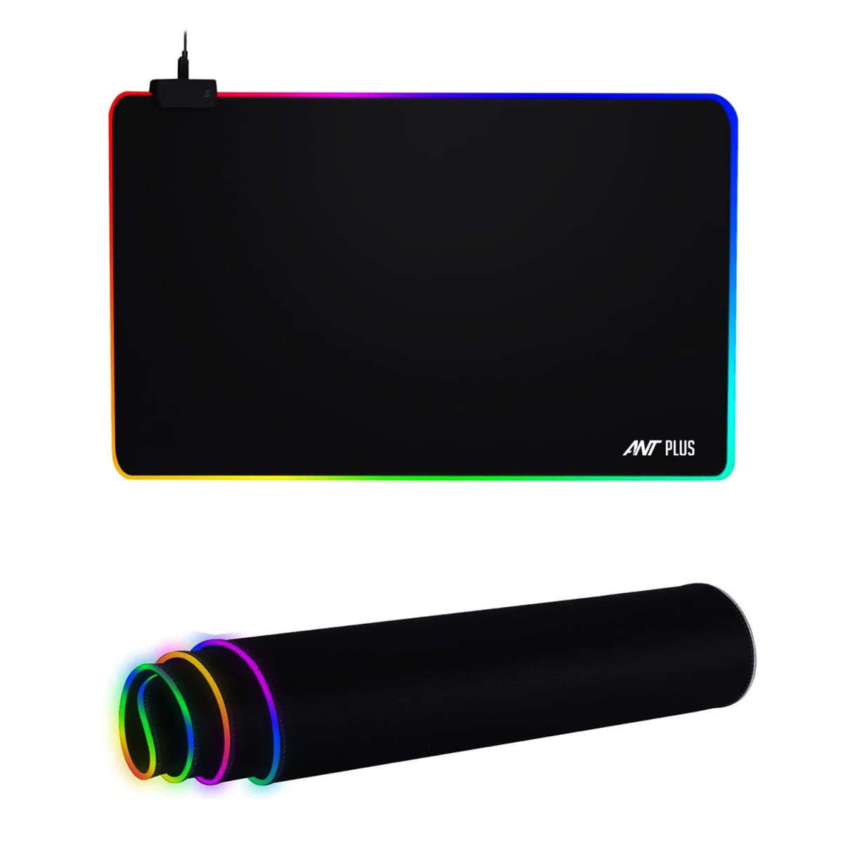 Pharaoh RGB 22 Extra Large Extended Mouse Mat 910mm x 410mm x 3mm with 14 Lighting Modes, Super Soft, Smooth, Anti Slip and Waterproof Mousepad