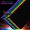 Pharaoh RGB 22 Extra Large Extended Mouse Mat 910mm x 410mm x 3mm with 14 Lighting Modes, Super Soft, Smooth, Anti Slip and Waterproof Mousepad