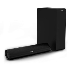 Philips Audio HTL2060 60 W Soundbar with Subwoofer, HDMI ARC and Optical Input Black