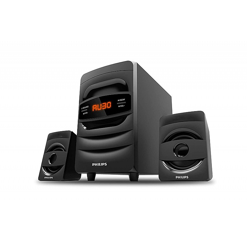 Philips Audio MMS2625B 2.1 CH Bluetooth Multimedia Speakers (Black)