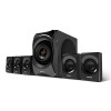 Philips Audio SPA8000B/94 5.1 Channel 120W Multimedia Speaker System with Bluetooth Connectivity, 5X15W Satellite Speakers, USB, LED Display, Robust Design & Matte Finish (Black)