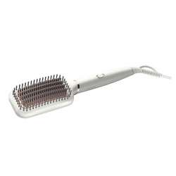 Philips Advanced BHH880/50 Hair Straightening Brush with ThermoProtect Technology, Argan Oil Infusion