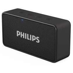 Philips BT64 Wireless Bluetooth Speaker with Mic 3W RMS Bluetooth Black 