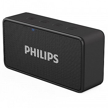 Philips BT64 Wireless Bluetooth Speaker with Mic 3W RMS Bluetooth Black 