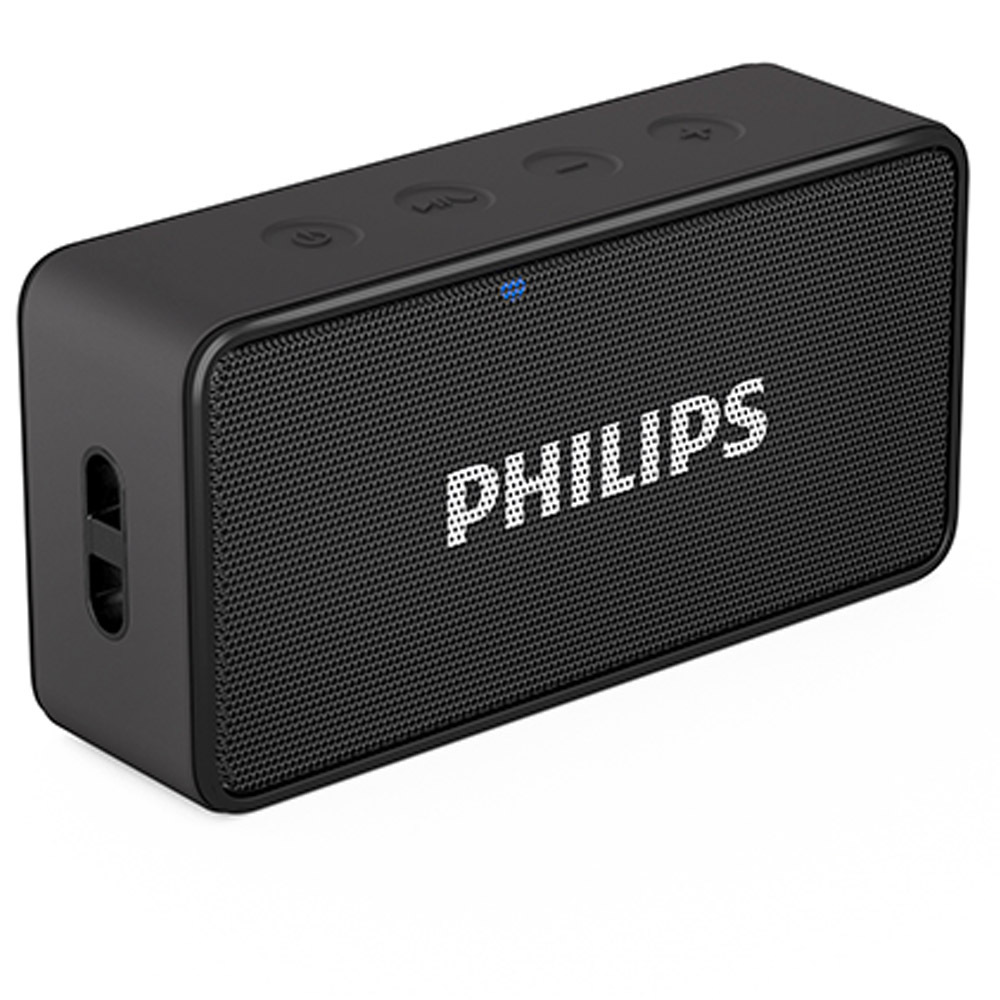 Philips BT64 Wireless Bluetooth Speaker with Mic 3W RMS Bluetooth Black