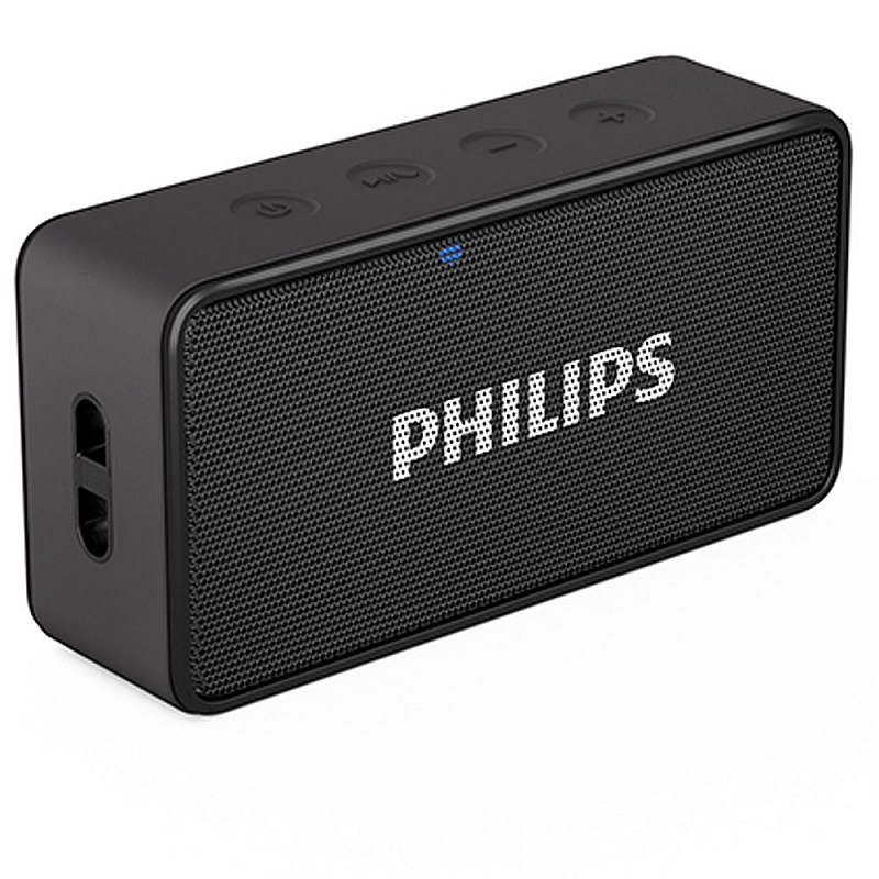 Philips BT64 Wireless Bluetooth Speaker with Mic 3W RMS Bluetooth Black 