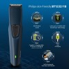 Philips Battery Powered SkinProtect Beard Trimmer for Men - Lasts 4x Longer, DuraPower Technology, Cordless Rechargeable with USB Charging, Charging Indicator, Travel Lock, No Oil Needed BT1232/18