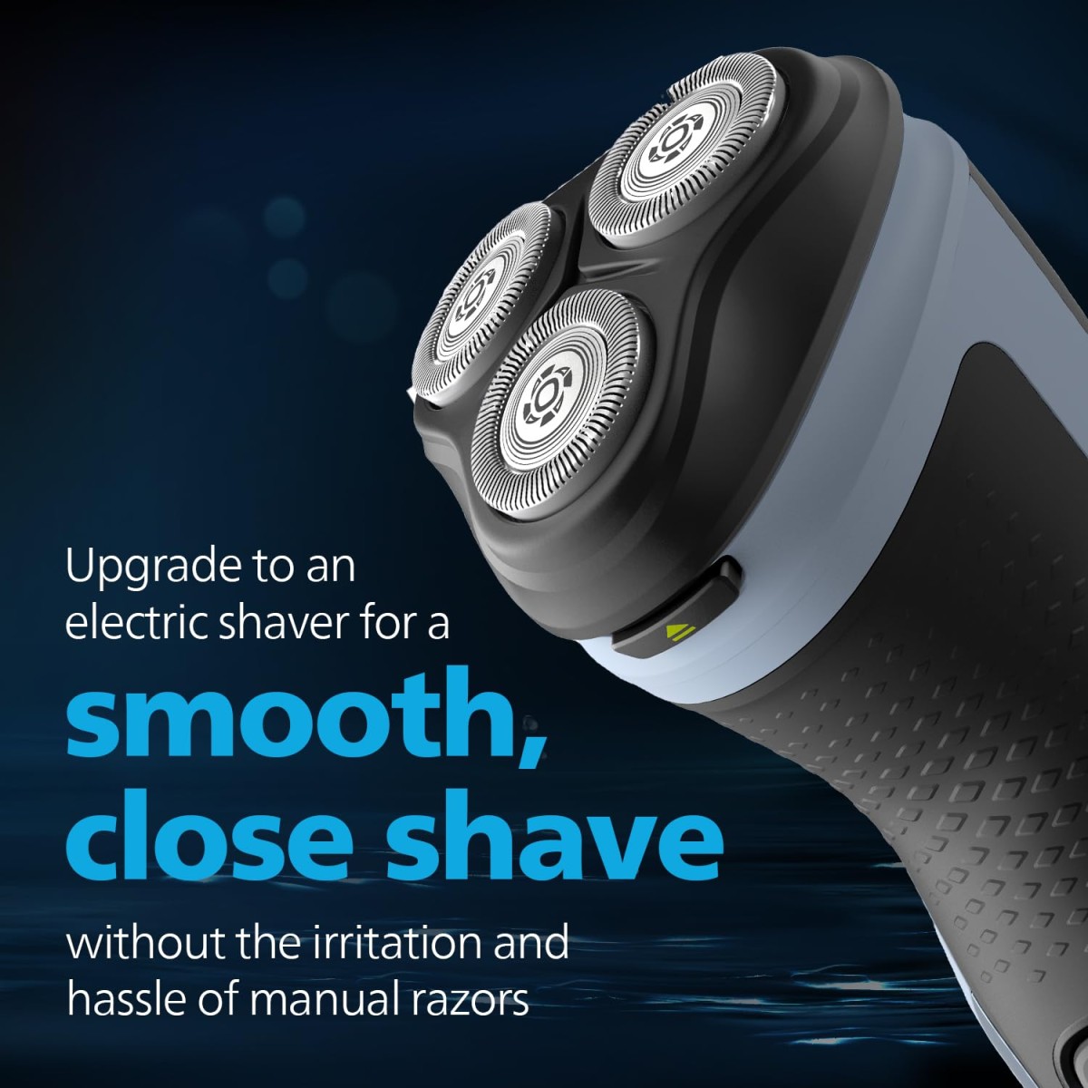 Philips Electric Shaver For Men, Skinprotect Technology, Wet And Dry Shave, 3D Floating Heads, 27 Self Sharpening Blades, Pop-Up Trimmer, Cordless, Waterproof X3063/03 (New Model), Blue Philips Electric Shaver For Men, Skinprotect Technology, Wet And Dry Shave, 3D Floating Heads, 27 Self Sharpening Blades, Pop-Up Trimmer, Cordless, Waterproof X3063/03 (New Model), Blue