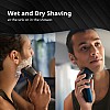 Philips Electric Shaver for Men, Wet and Dry Shave, 3D Floating Heads, 27 Self Sharpening Blades, Cordless, Waterproof S1151/03 (New Model)