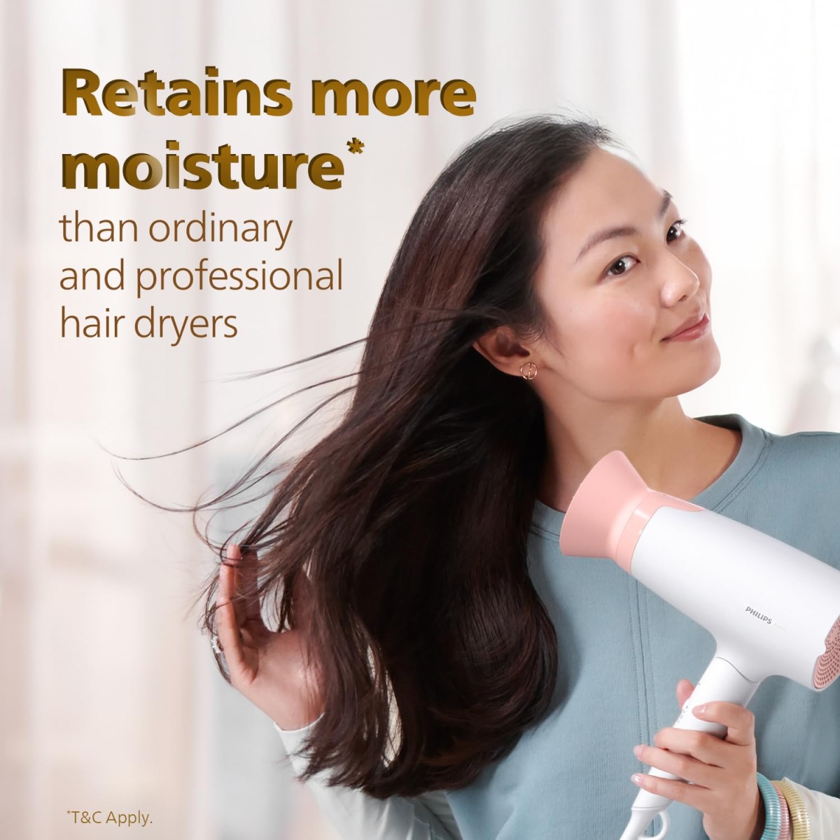 Philips Foldable Hair Dryer 1600 Watts| Powerful Salon-like Blow Drying with Less Heat | 3 Heat Settings with Cool Shot (Hot/Cool/Warm) | ThermoProtect Airflower Attachment- Pink | BHD308/30 - White Philips Foldable Hair Dryer 1600 Watts| Powerful Salon-like Blow Drying with Less Heat | 3 Heat Settings with Cool Shot (Hot/Cool/Warm) | ThermoProtect Airflower Attachment- Pink | BHD308/30 - White