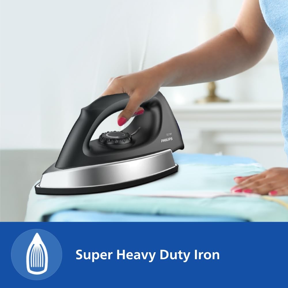 Philips GC181 Heavy Weight 1000-Watt Dry Iron Philips GC181 Heavy Weight 1000-Watt Dry Iron