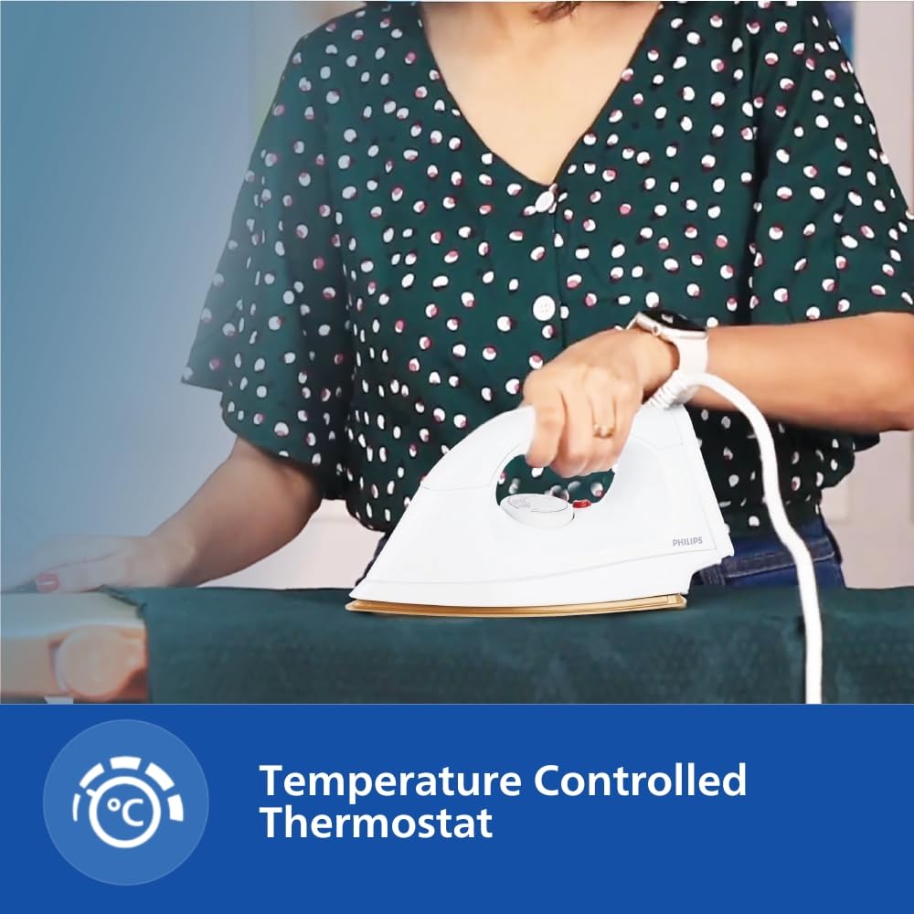 Philips HI114 1000 watts Plastic Dry Iron Philips HI114 1000 watts Plastic Dry Iron