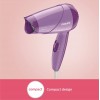 Philips HP8100/46 Compact Hair Dryer| 2 Flexible heat setting| ThermoProtect prevents overhearting | 1000 Watts- Purple