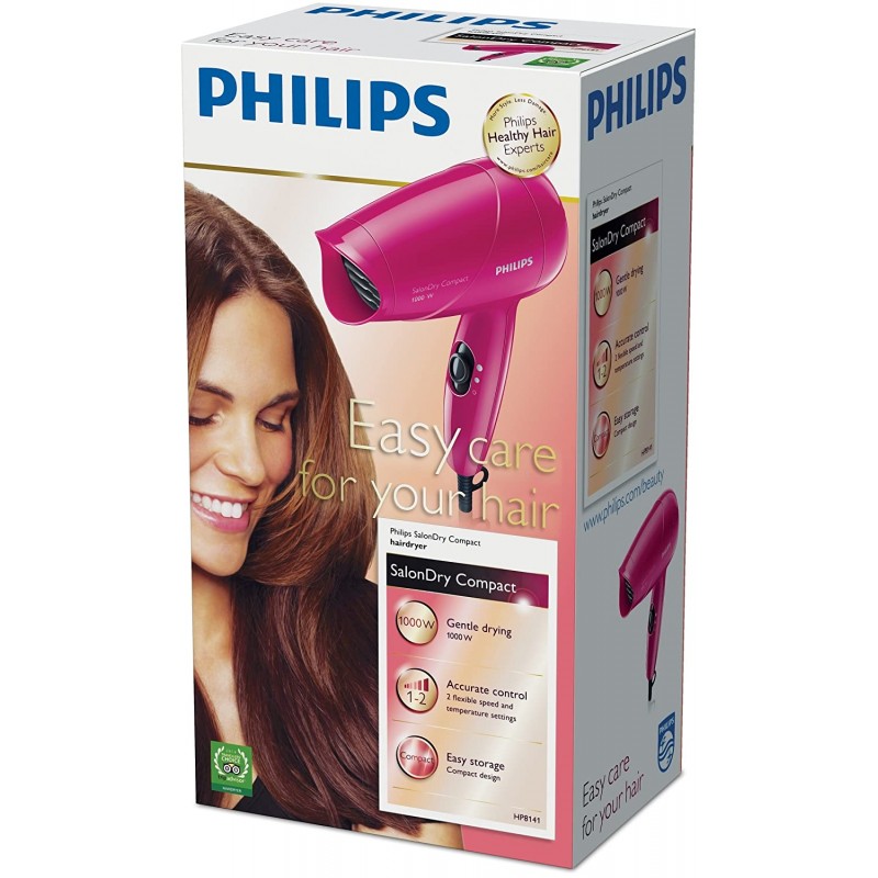 Philips hp8141/46 1000 watts dryer pink