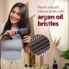 Philips Hair Straightener Brush- Advanced Ionic Care for 5X Better Frizz Free Hair in 5min I Style with 2X More Volume |Stunning Shine I No Scalp Burns | ThermoProtect Technology I Argan Oil Bristles I 3 Temp Settings | BHH885/10