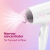 Philips India's No.1 Hair Styling Brand - Foldable Hair Dryer 1200W,Fast Blow Dry, 2 Heat Settings, ThermoProtect Tech, Travel-Friendly, Quick Dry, Frizz Control,For Indian Hair,HP8120/00 Pink,White Philips India's No.1 Hair Styling Brand - Foldable Hair Dryer 1200W,Fast Blow Dry, 2 Heat Settings, ThermoProtect Tech, Travel-Friendly, Quick Dry, Frizz Control,For Indian Hair,HP8120/00 Pink,White