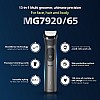 Philips India's No.1 Men's Trimmer | Patented Twin Trim Blades I Precision Trimming | 13-in-1 Modern Man Kit - Face, Body & Private Parts I 3 Year Warranty I 120 min runtime I 5 min Quick Charge MG7920/65