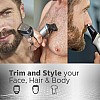 Philips India's No.1 Men's Trimmer | Patented Twin Trim Blades I Precision Trimming | 13-in-1 Modern Man Kit - Face, Body & Private Parts I 3 Year Warranty I 120 min runtime I 5 min Quick Charge MG7920/65