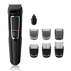 Philips MG3730/15 8-in -1 (Old Model) Hair Clipper & Face Multigroomer Trimmer Kit (Black)