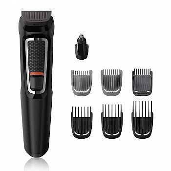 Philips MG3730/15 8-in -1 (Old Model) Hair Clipper & Face Multigroomer Trimmer Kit (Black)