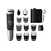 Philips MG5740/15, 12-in-1, Face, Hair and Body Multi Grooming Kit, Dual Cut Blades for Maximum Precision (Silver)