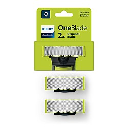 Philips Oneblade Replaceable Blade Pack of 2 Replaceable Blades, Qp220/51 (Lime)