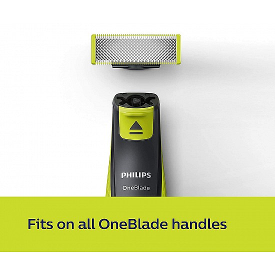 Philips Oneblade Replaceable Blade Pack of 2 Replaceable Blades, Qp220/51 (Lime)