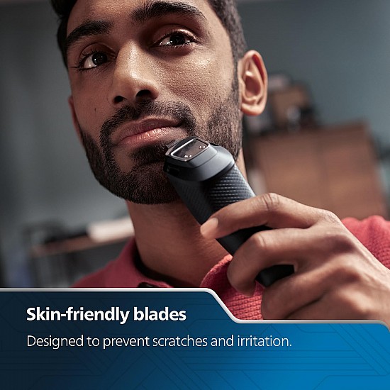 Philips Pro Beard Trimmer and Styler| Titanium blades| 2.5x higher precision| Beard Sense tech|5 mins quick charge| 20 length settings| 6X longer battery life| New Model - BT3441/30