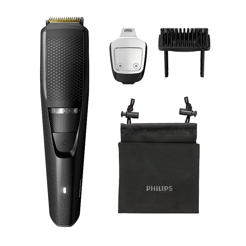 Philips Pro Beard Trimmer and Styler| Titanium blades| 2.5x higher precision| Beard Sense tech|5 mins quick charge| 20 length settings| 6X longer battery life| New Model - BT3441/30