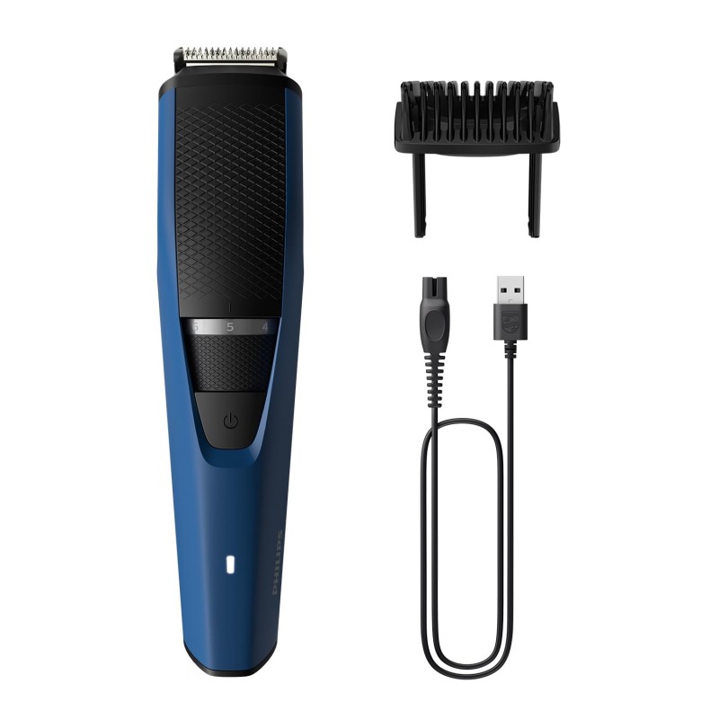 Philips Skin Friendly Beard Trimmer for Men| 10 Length Settings| 15mins Quick Charge| Self Sharpening Blades | Cordless & Rechargeable| New Model - BT3303/30