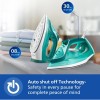 Philips Speed Pro DST3030/70 Steam iron 2400 W Green World's No.1 Ironing brand, 40g/min Steam with 180g Steam Boost Ceramic Soleplate with Auto Shut-off & Drip Stop Technology, Large 300ml Water Tank