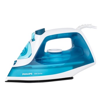 Philips Steam Iron DST0820/20 (World no. 1 Ironing Brand) Powerful 15 gm/min Steam Output with Spray, Multilayer Coated Non stick Soleplate with 1250 Watts quick Heat up, Plastic