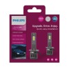 Philips Ultinon Access LED car headlight bulb (H8/H9/H16-Fog), ultra-compact direct-fit, 80%, 6000K, set of 2