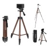 Photron Stedy 420 Tripod 127 cm (50 Inch) with Mobile Holder for Smart Phone, Camera| Extends to 1240mm (4 Feet) | Folds to 425mm(1.4 Feet) | Weight Load Capacity: 2.5kg | Case Included, Copper