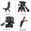 Photron Stedy 420 Tripod 127 cm (50 Inch) with Mobile Holder for Smart Phone, Camera| Extends to 1240mm (4 Feet) | Folds to 425mm(1.4 Feet) | Weight Load Capacity: 2.5kg | Case Included, Copper