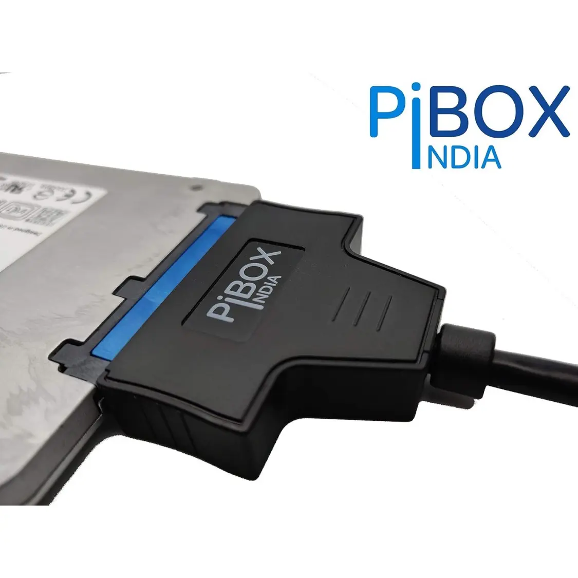 PiBOX India - USB 3.0 USB C OTG to 2.5 SATA III Hard Drive Adapter 0.5 M Long Cable w/UASP - SATA to USB 3.0 Converter for SSD/HDD - Hard Drive Adapter Cable - 50 cm -ASM225CM Chipset - 2.5 inch HDD