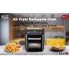 Pigeon by Stovekraft Air Fryer Oven 12L | 1800W | 2-in-1 Appliance - AirfryerOTG | Digital Touchscreen | 9 Preset Menu | Air Fry, Bake, Broil, Toast, Defrost (Black) | With Rotisserie | 7 Accessories