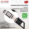 Pigeon by Stovekraft Airturbo Handheld Dry Vacuum Cleaner for Home & Car HEPA+STEELMESH FFT Technology FILTER
