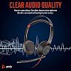 Poly Blackwire 5220 Wired Headset (Plantronics) - Flexible Noise-Canceling Boom Mic - Ergonomic Design - Connect to PC/Mac, Mobile via USB-C, USB-A, or 3.5 mm - Works w/Teams, Zoom