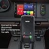 Portronics auto 17 in-car bluetooth receiver for handsfree calling, music system, supports all smartphones black