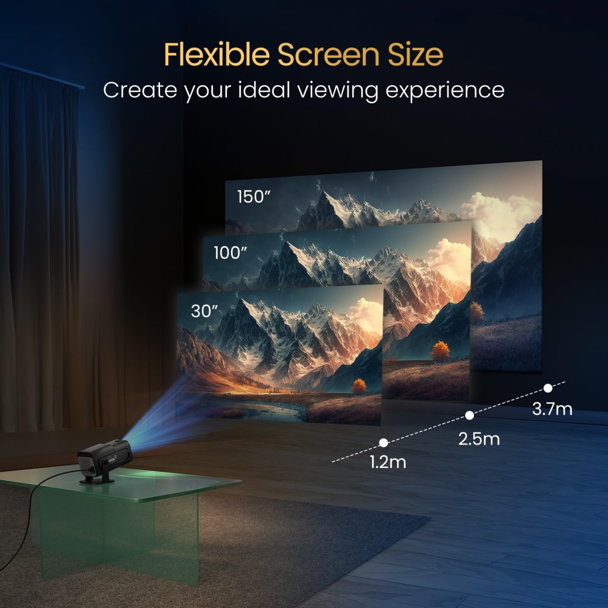 Portronics Beem 470 Smart LED Projector with 1080p Full HD Resolution, Rotatable Design, Built-in Streaming Apps (Netflix, Prime Video, Hotstar), 4500 Lumens, Screen Mirroring, 5 Watt Speaker(Black) Portronics Beem 470 Smart LED Projector with 1080p Full HD Resolution, Rotatable Design, Built-in Streaming Apps (Netflix, Prime Video, Hotstar), 4500 Lumens, Screen Mirroring, 5 Watt Speaker(Black)