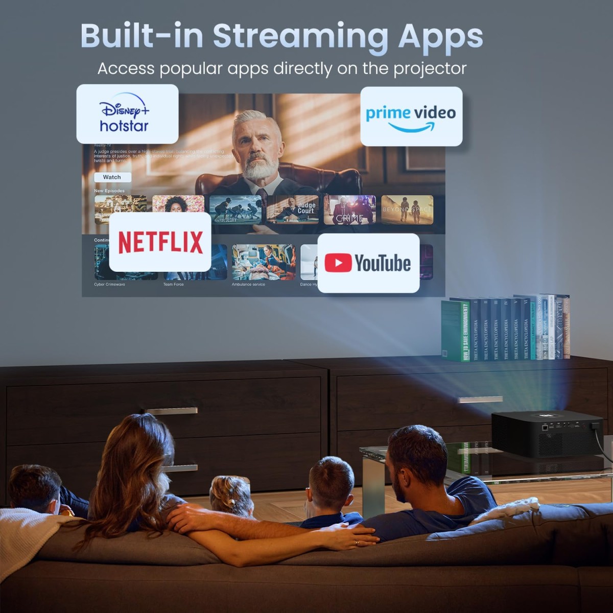 Portronics Beem 510 Smart Projector with 4K Support & 1080p FHD Native, Streaming Apps, 5300 Lumens, Auto Focus & Keystoning, Bluetooth, Wi-fi, 5W Speaker (White) Portronics Beem 510 Smart Projector with 4K Support & 1080p FHD Native, Streaming Apps, 5300 Lumens, Auto Focus & Keystoning, Bluetooth, Wi-fi, 5W Speaker (White)