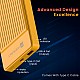 Portronics Luxcell B12 10,000mAh Ultra Slim Power Bank with USB-A Output Port & Type C Input Port |12W Output |4-Layer Circuit Protection |BIS Certified |Type C Cable Included | Made in India(Yellow)