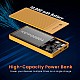 Portronics Luxcell B12 10,000mAh Ultra Slim Power Bank with USB-A Output Port & Type C Input Port |12W Output |4-Layer Circuit Protection |BIS Certified |Type C Cable Included | Made in India(Yellow)