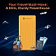 Portronics Luxcell B12 10,000mAh Ultra Slim Power Bank with USB-A Output Port & Type C Input Port |12W Output |4-Layer Circuit Protection |BIS Certified |Type C Cable Included | Made in India(Yellow)